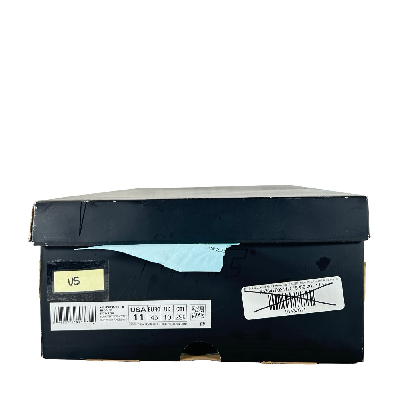 IO7847 002 Jordan 1 Retro High OG SP Fragment x Union LA Varsity Red Sport Royal [USED] - 11 M (Used5)