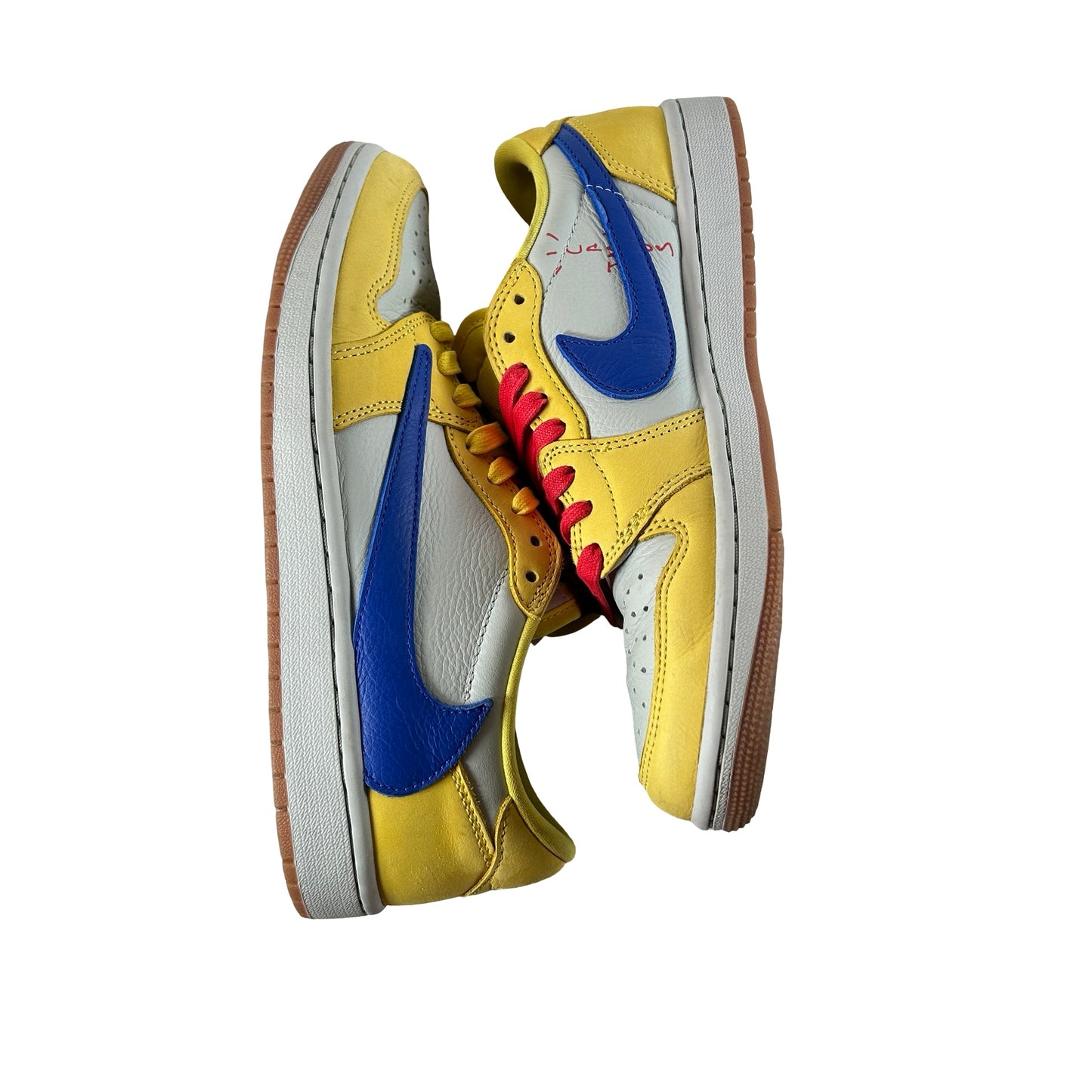 DZ4137 700 Jordan 1 Retro Low OG SP Travis Scott Canary (Women's) [USED] - 9 W (Used6)