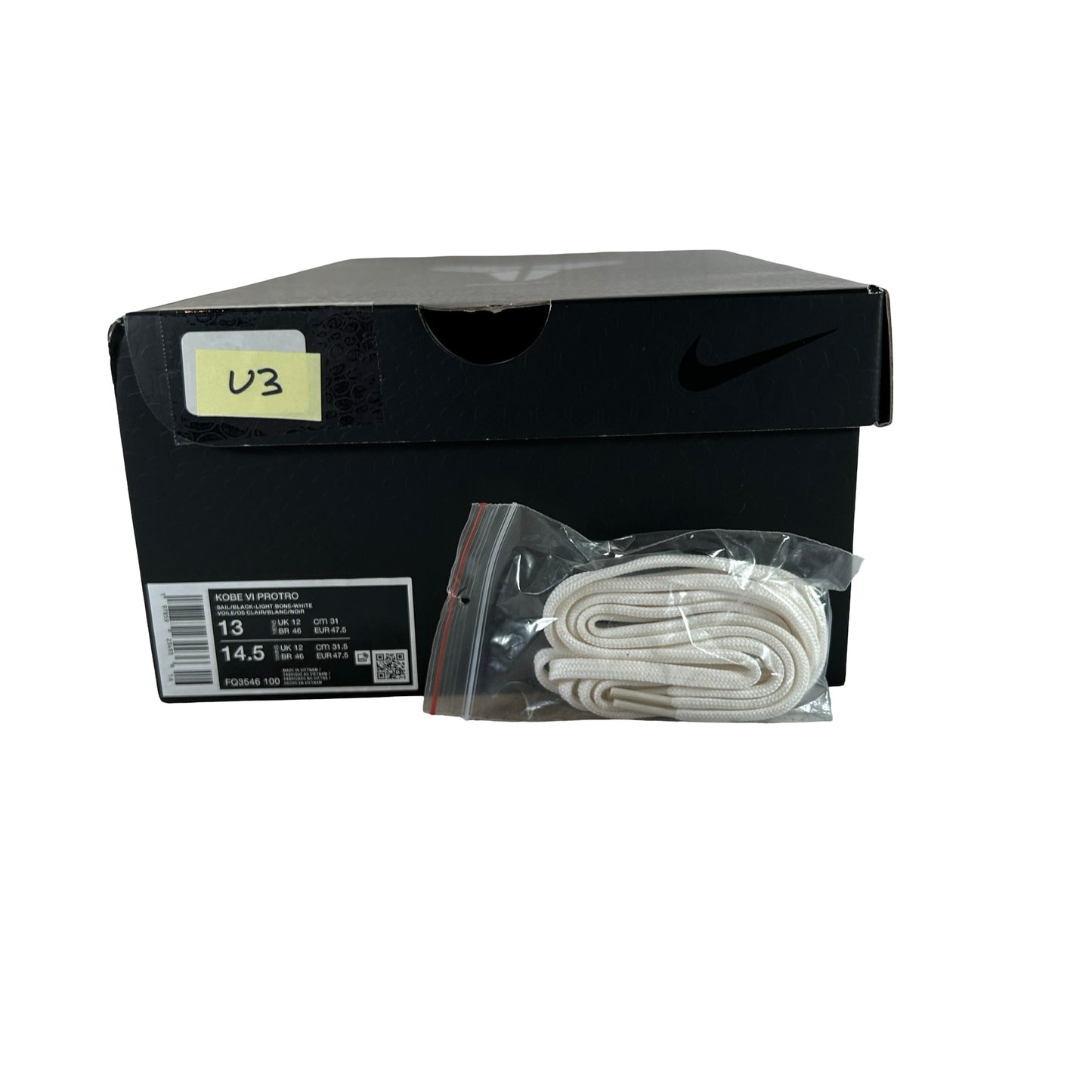 FQ3546 100 Nike Kobe 6 Protro Sail All-Star [USED] - 13 M (Used3)