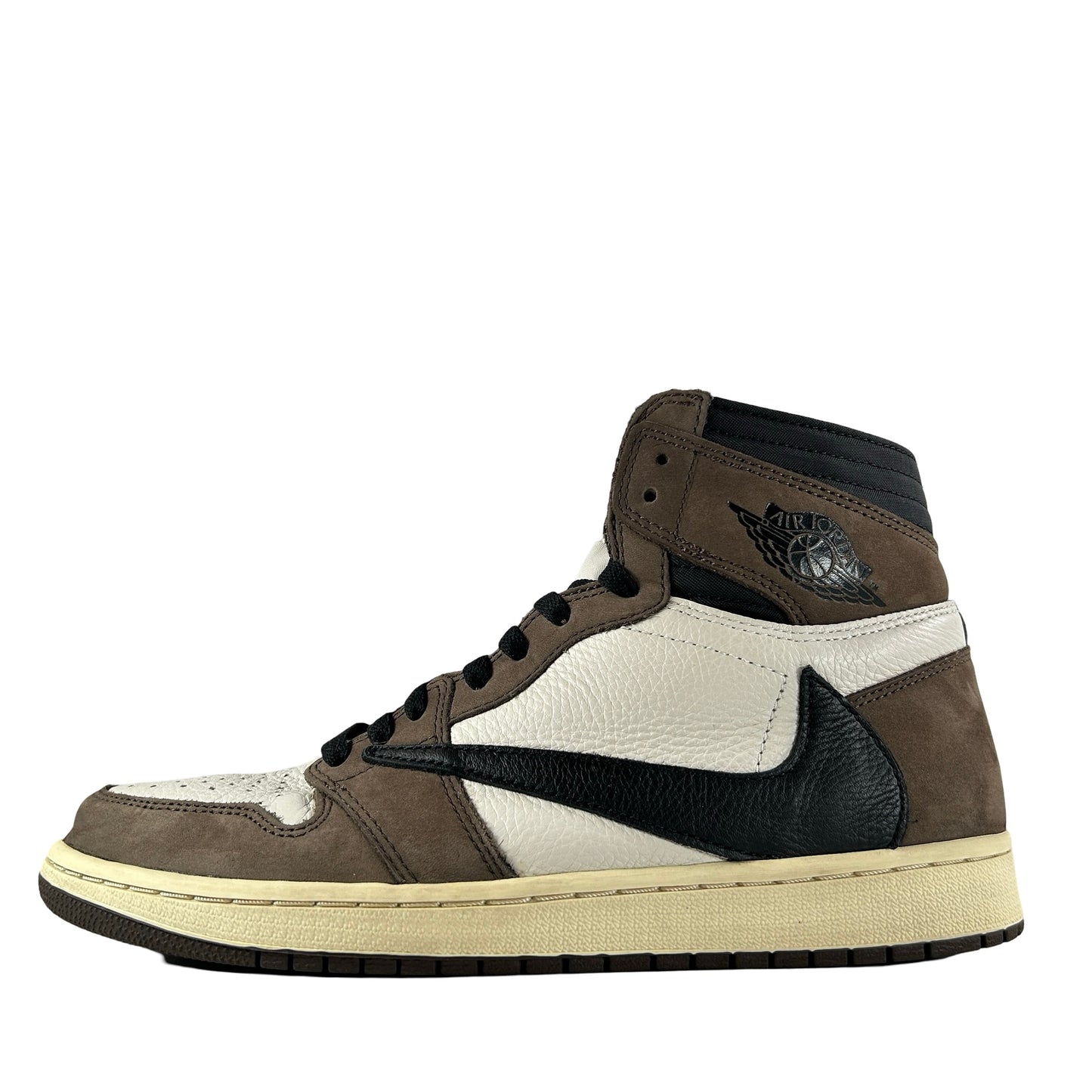 CD4487 100 Jordan 1 Retro High OG SP Travis Scott Mocha [USED] - 9.5 M (Used)