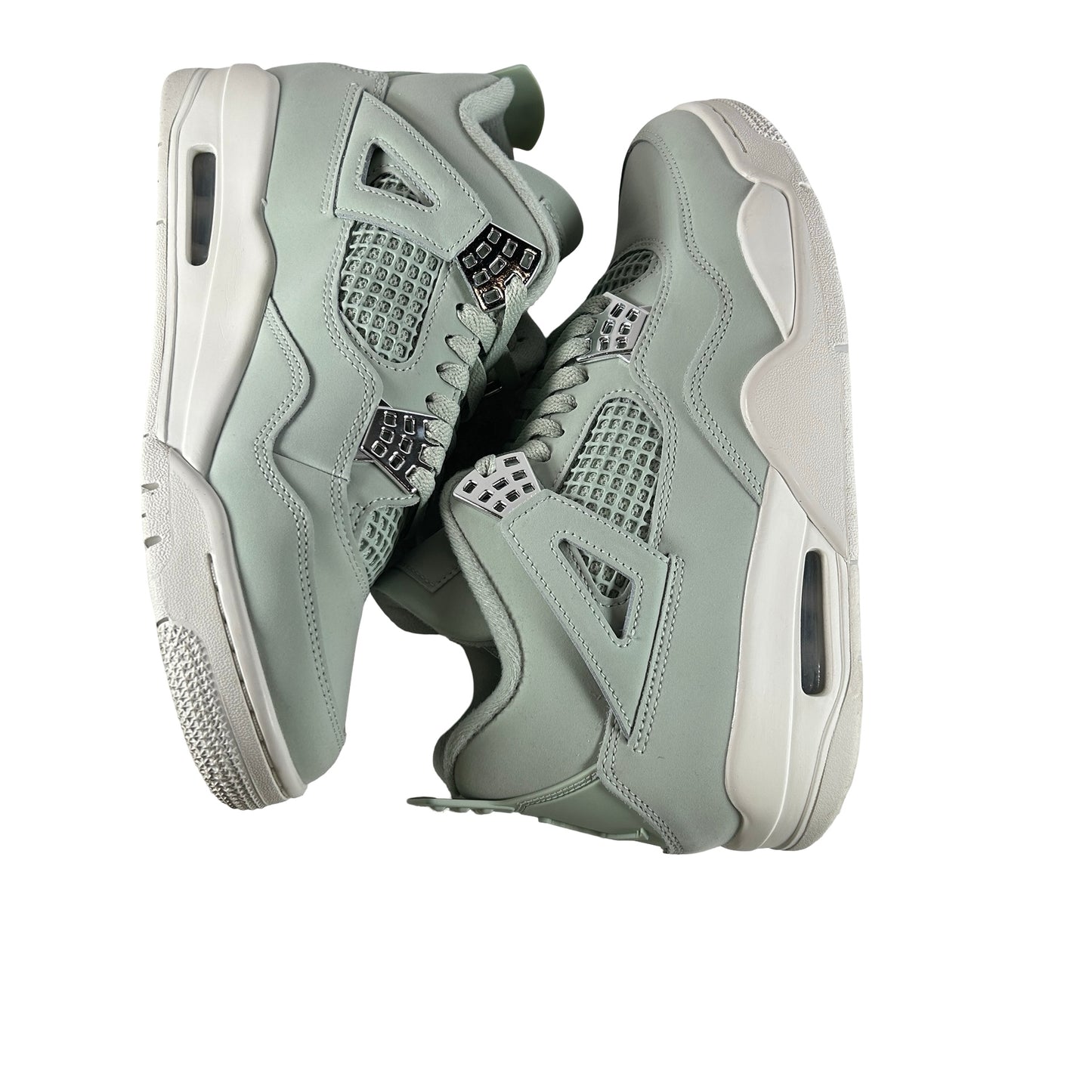 HV0823 003 Jordan 4 Retro Seafoam Sail (Women's) [USED] - 9.5 W (Used)
