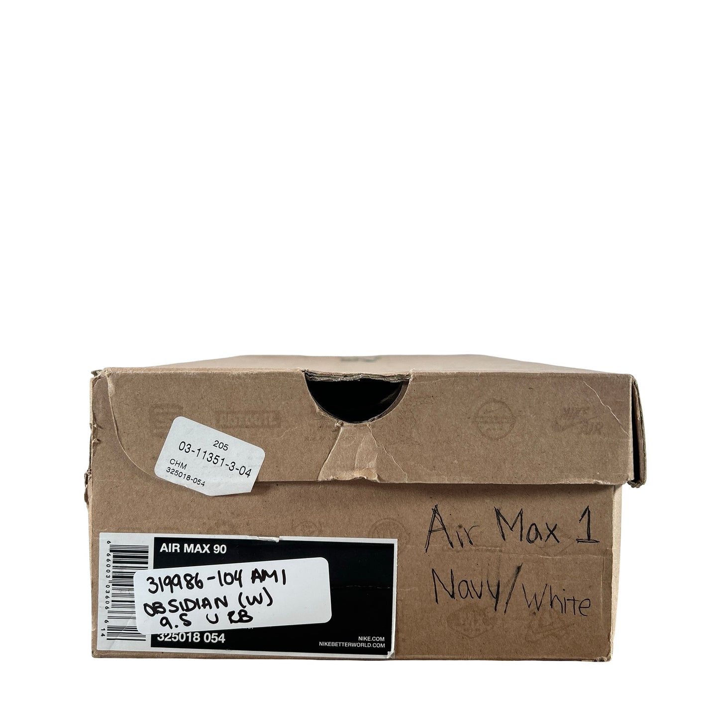 319986 104 Nike Air Max 1 Obsidian (Women's) [USED] - 9.5 W (Used) (Replace Box)