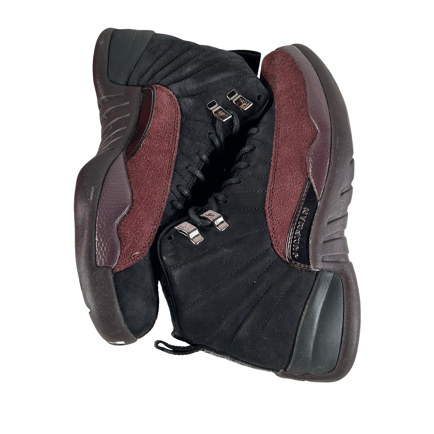 DV6989 001 Jordan 12 Retro SP A Ma Maniére Black (Women's) [USED] - 9 W (Used)