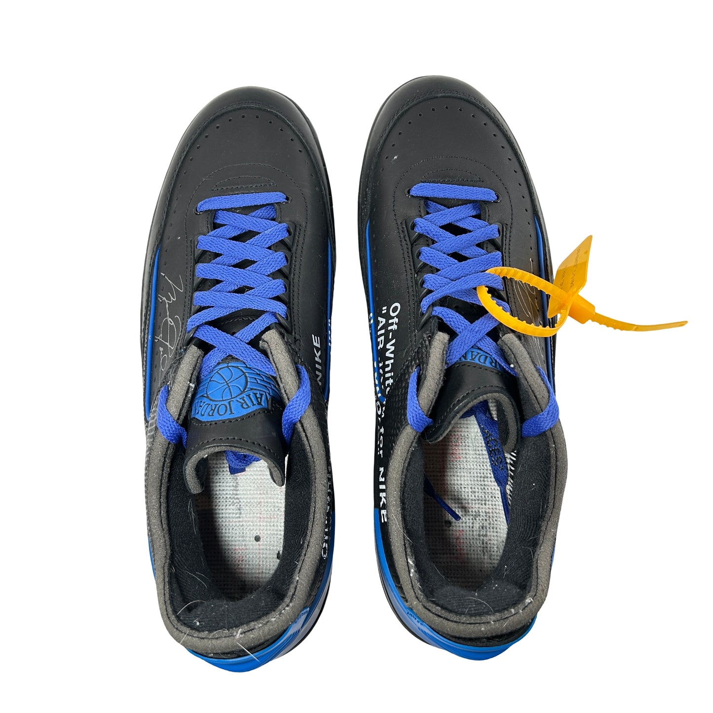DJ4375 004 Jordan 2 Retro Low SP Off-White Black Blue [USED] - 12 M (Used) (No Insoles)