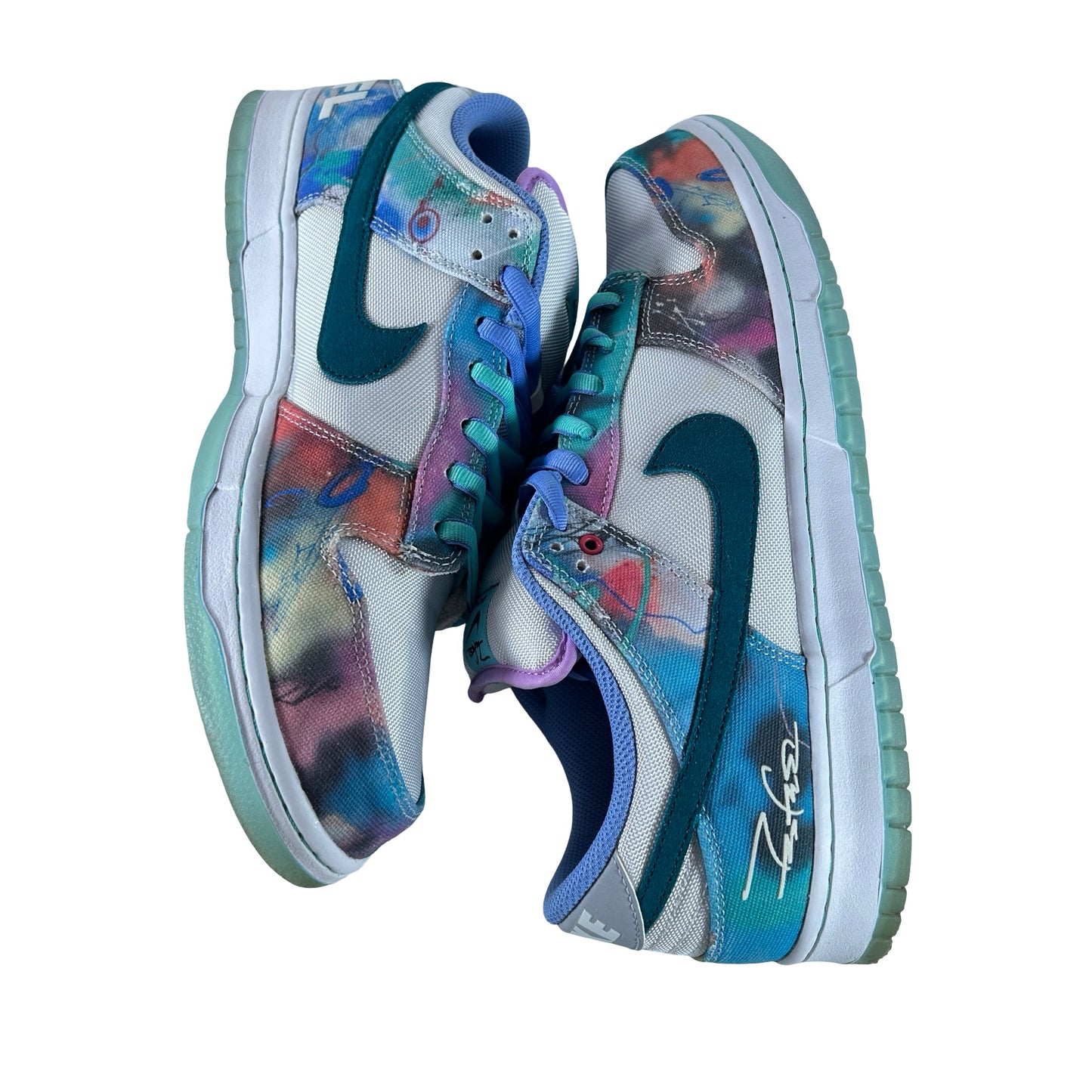HF6061 400 Nike SB Dunk Low Futura Laboratories Bleached Aqua [USED] - 13 M (Used3)