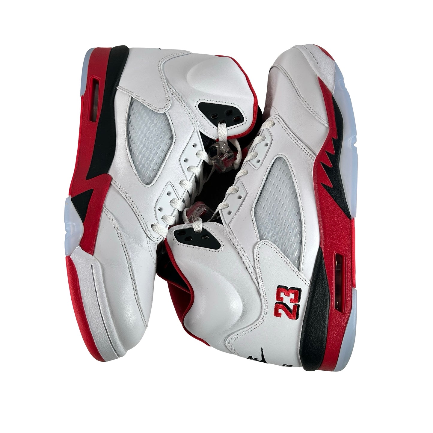 HQ7978 101 Jordan 5 Retro Fire Red Black Tongue (2025) [USED] - 14 M (Used)