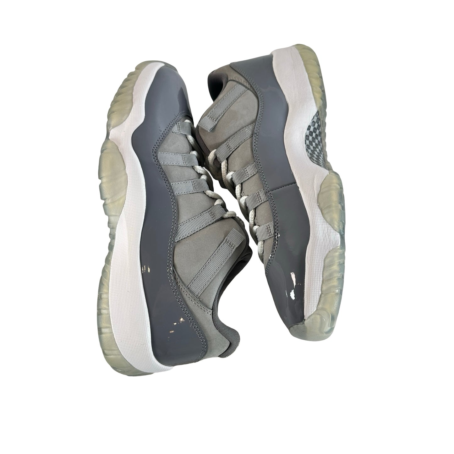 528895 003 Air Jordan 11 Retro Low Cool Grey - 8.5 M (Soles Yellowing2)