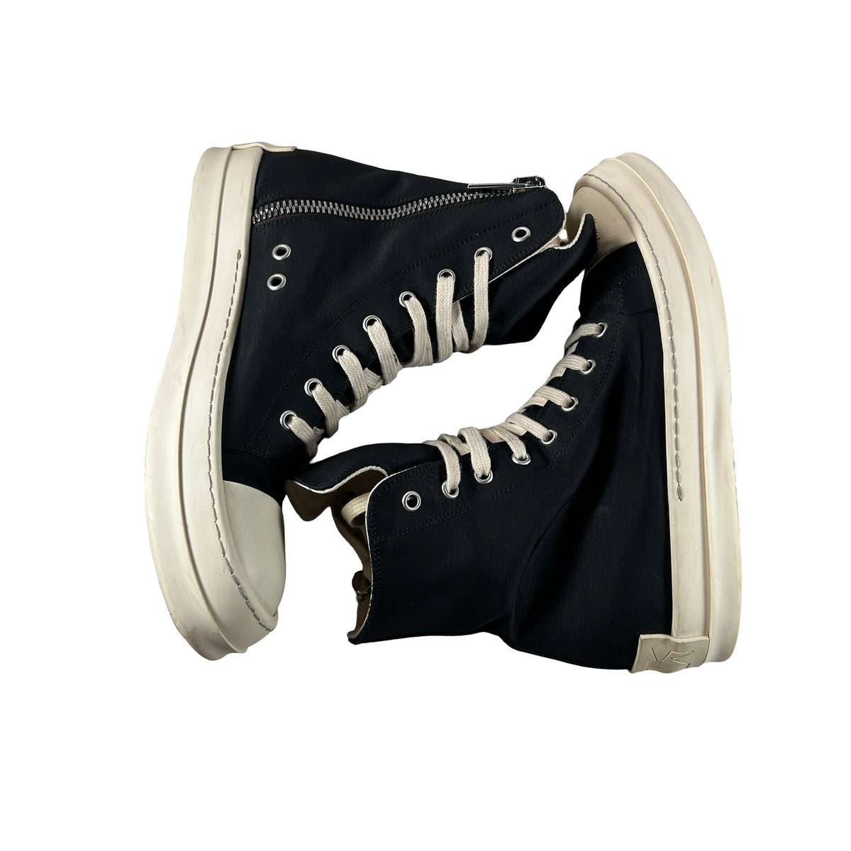 Rick Owens Drkshdw Black Canvas High [USED] - EU 39 (Used) (No Box)