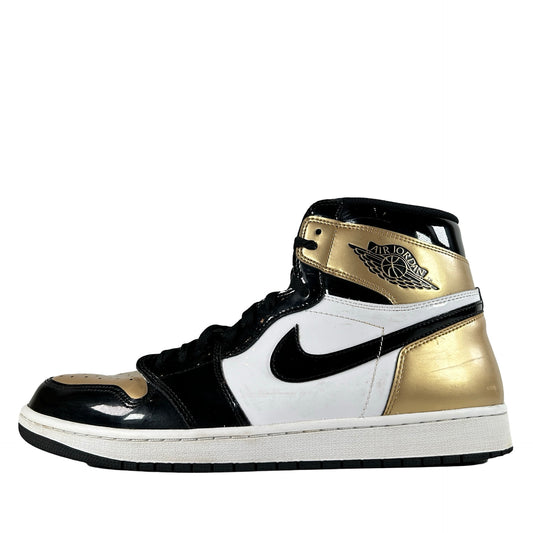 861428 007 Jordan 1 Retro High NRG Patent Gold Toe [USED] - 14 M (Used)