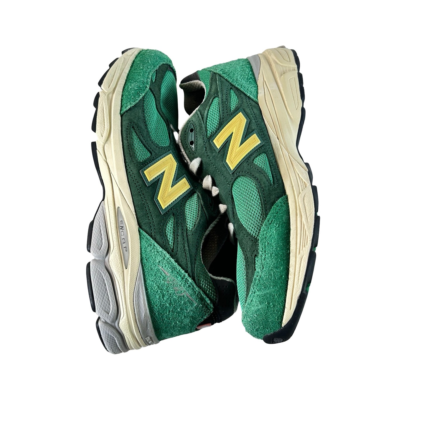 M990GG3 New Balance 990v3 MiUSA Varsity Green Gold [USED] - 9 M (Used) (No Box)