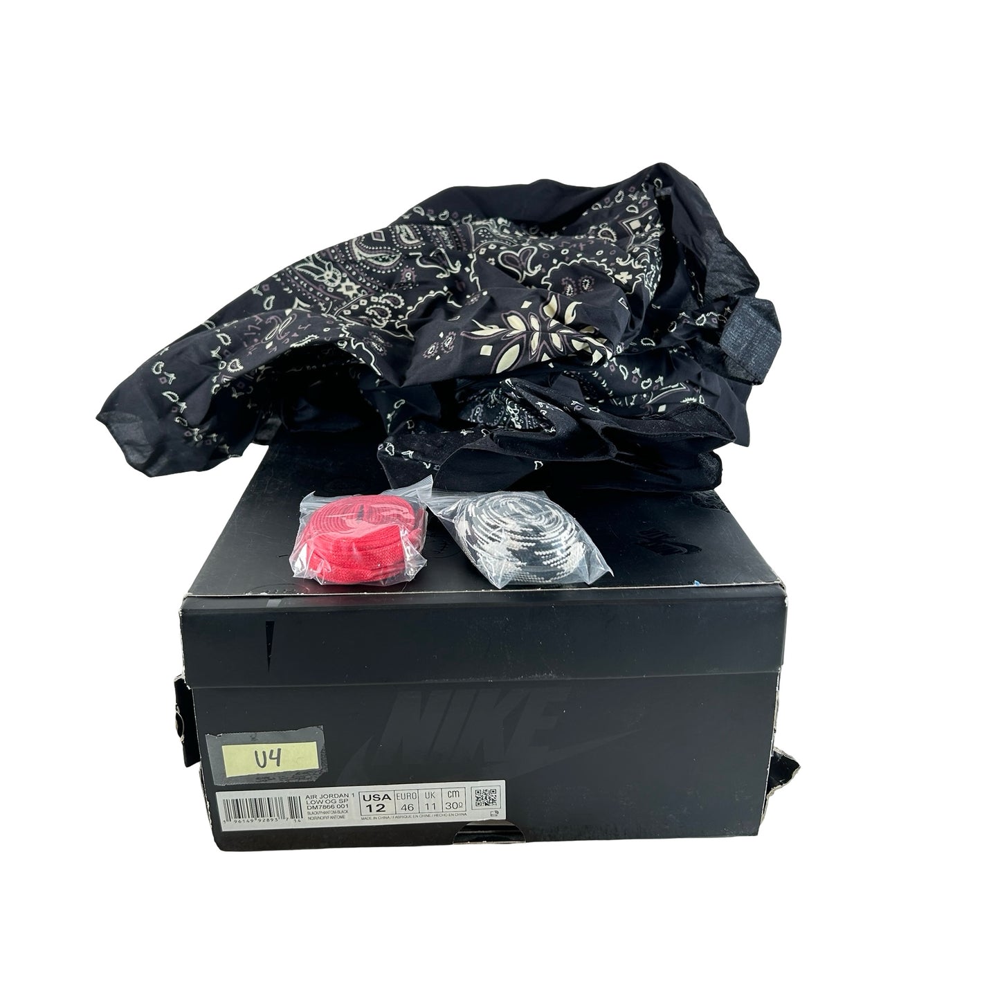 DM7866 001 Jordan 1 Retro Low OG Travis Scott Negro Fantasma