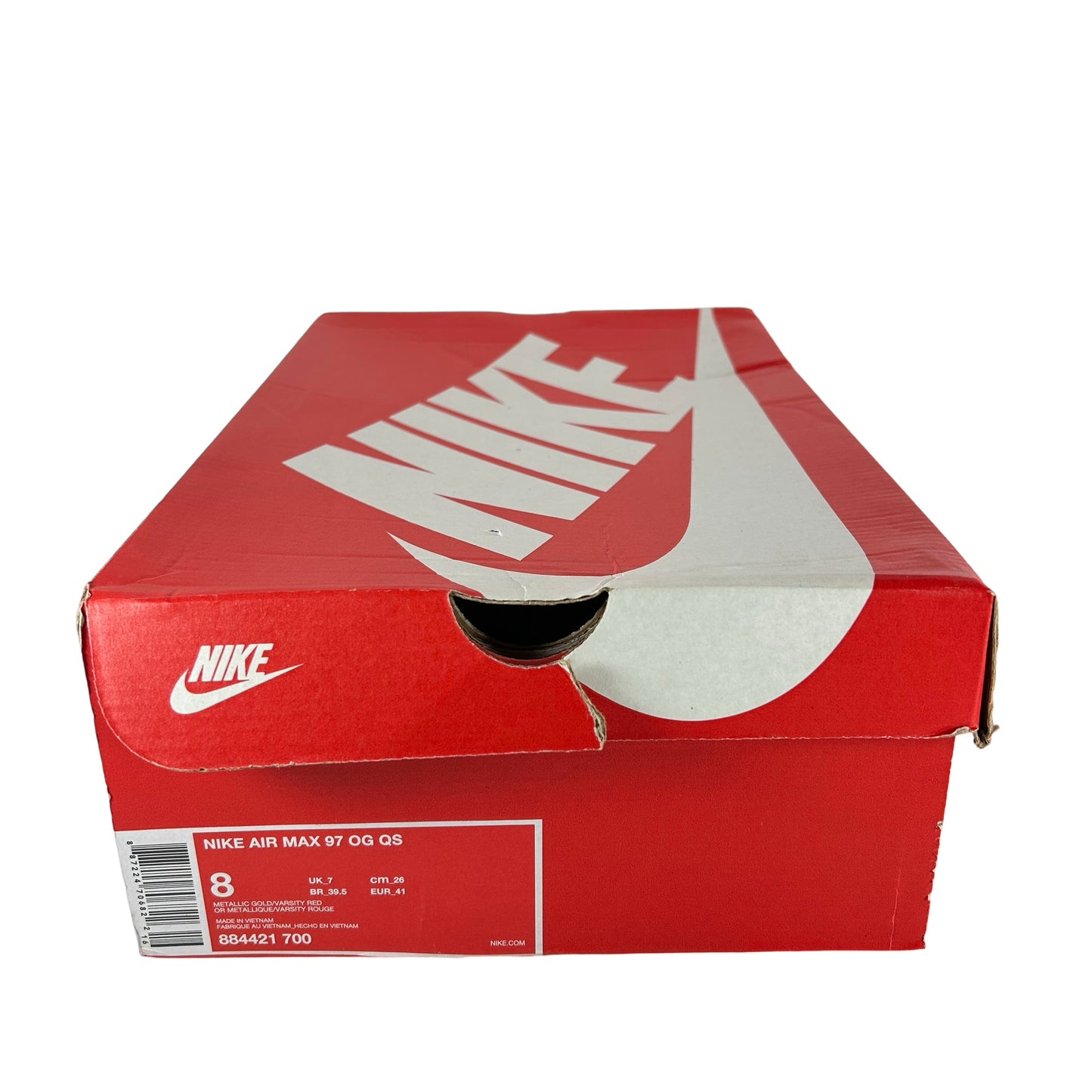 884421 700 Nike Air Max 97 Metallic Gold (2017/2018) [USED] - 8 M (Used)