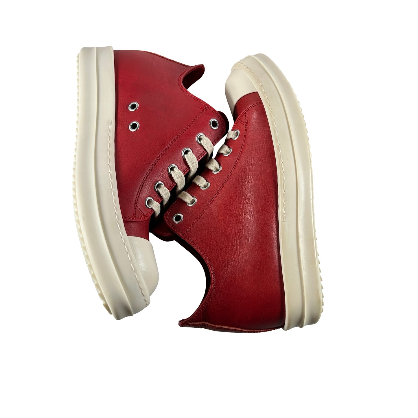 Rick Owens Pink Concordians Low Sneaks Sneakers [CONDITIONAL] - 36 EU (Right foot display)