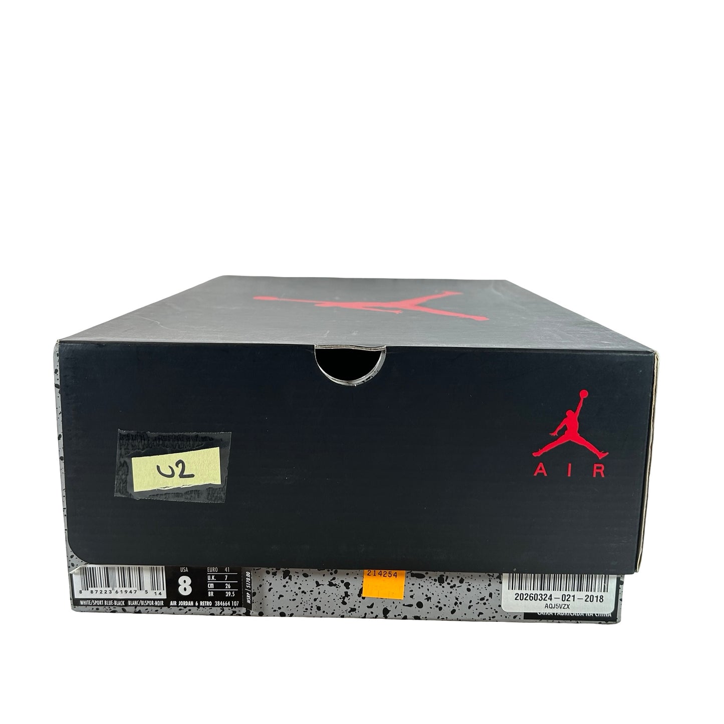 384664 107 Jordan 6 Retro Sport Blue (2014) [USED] - 8 M (Used2)