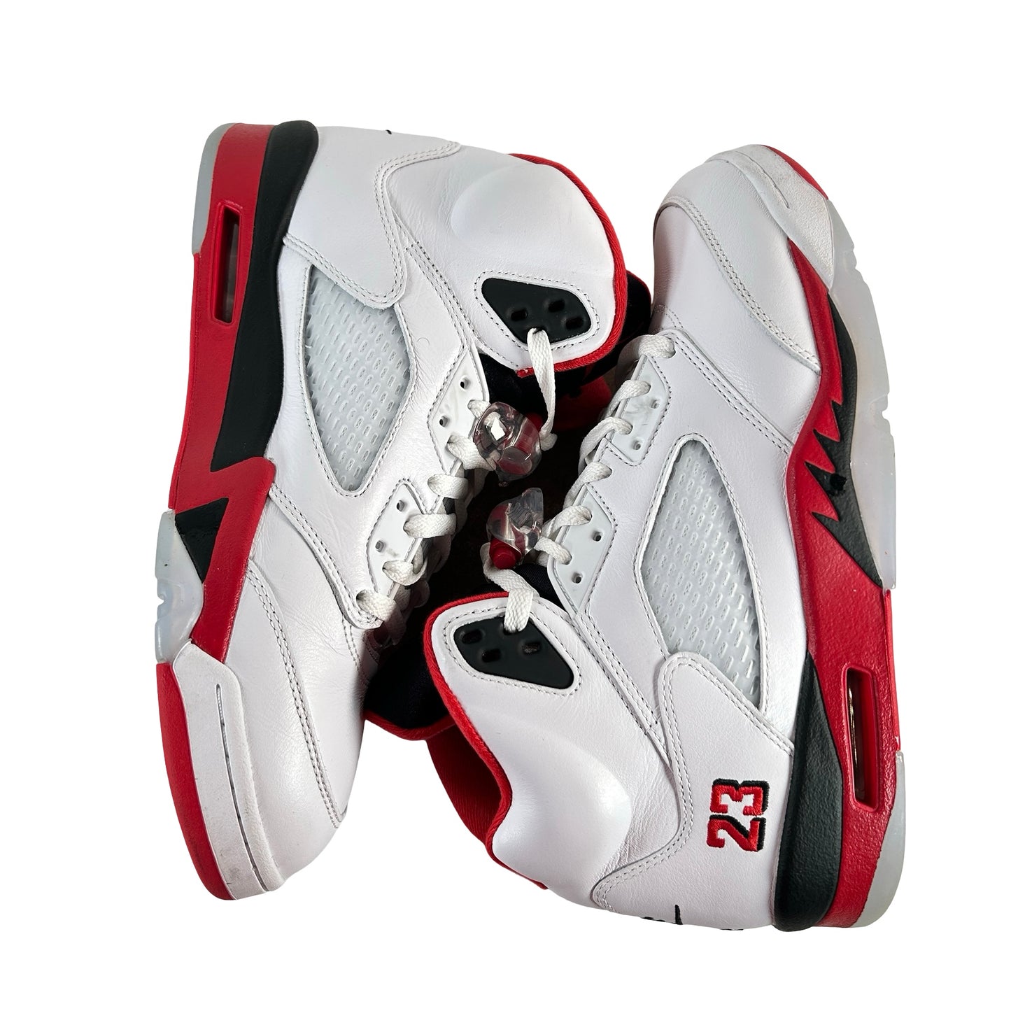 HQ7978 101 Jordan 5 Retro Fire Red Black Tongue (2025) [USED] - 10.5 M (Used3)