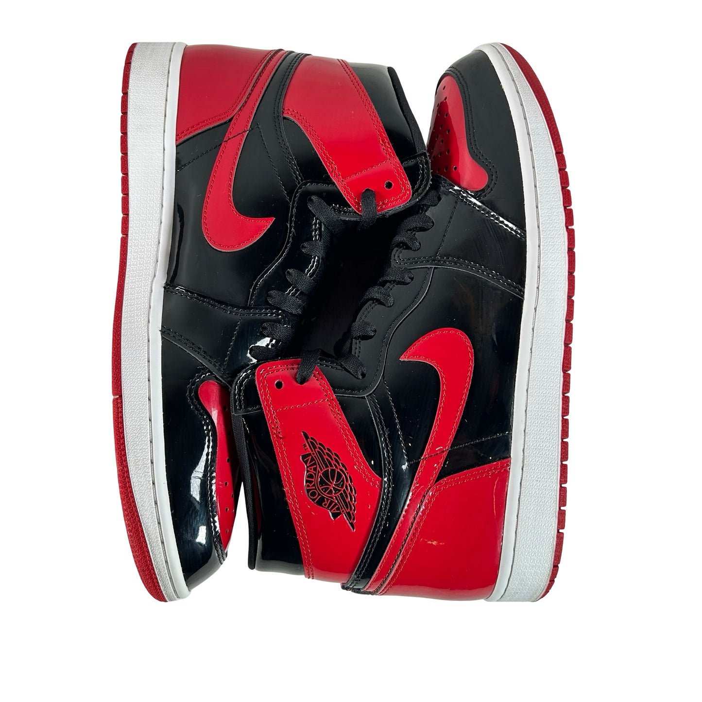 555088 063 Jordan 1 Retro High OG Patent Bred [USED] - 12 M (Used6)