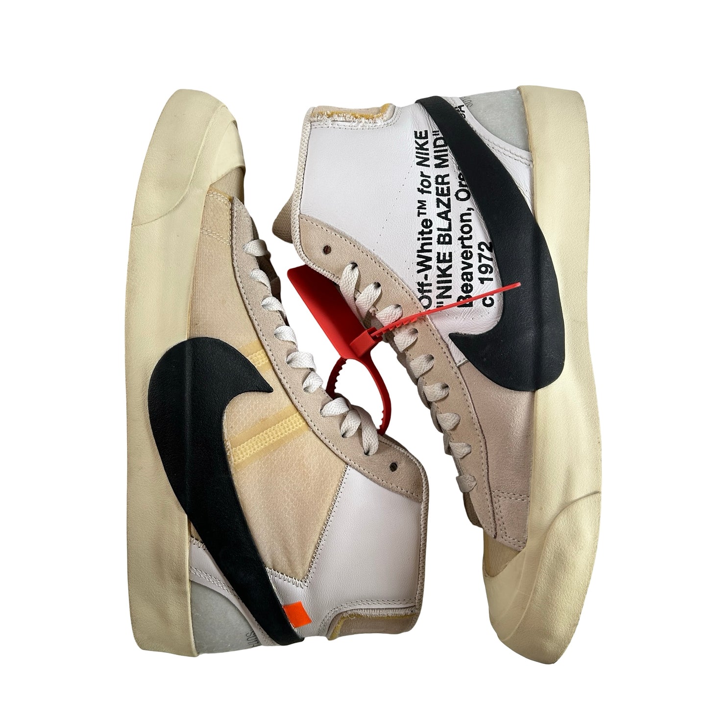 AA3832 100 Nike Blazer Mid Off-White [USED] - 10.5 M (Used) (No Box)