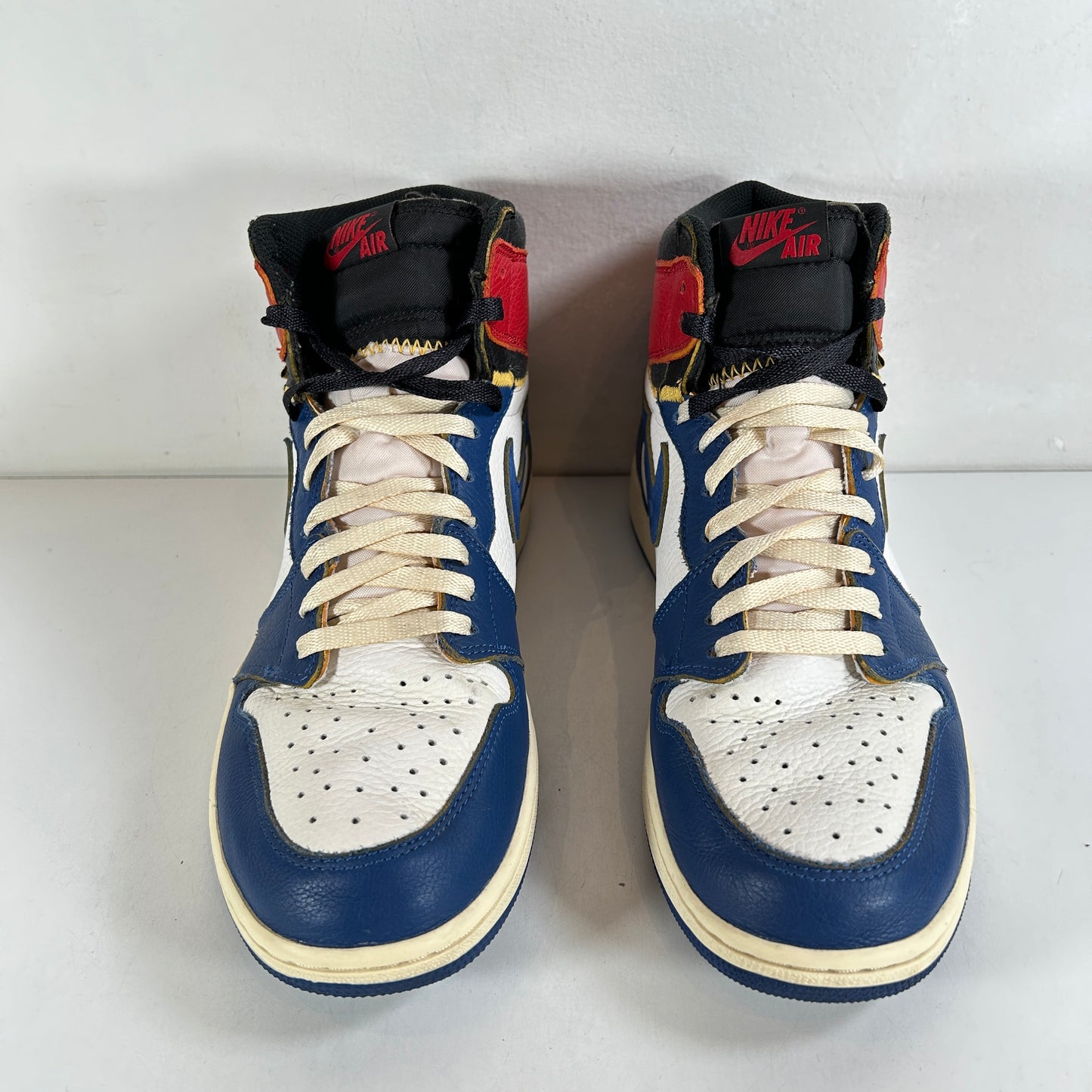 BV1300 146 Jordan 1 Union Storm Blue Toe [USED] - 10.5 M (Used) (No Box)
