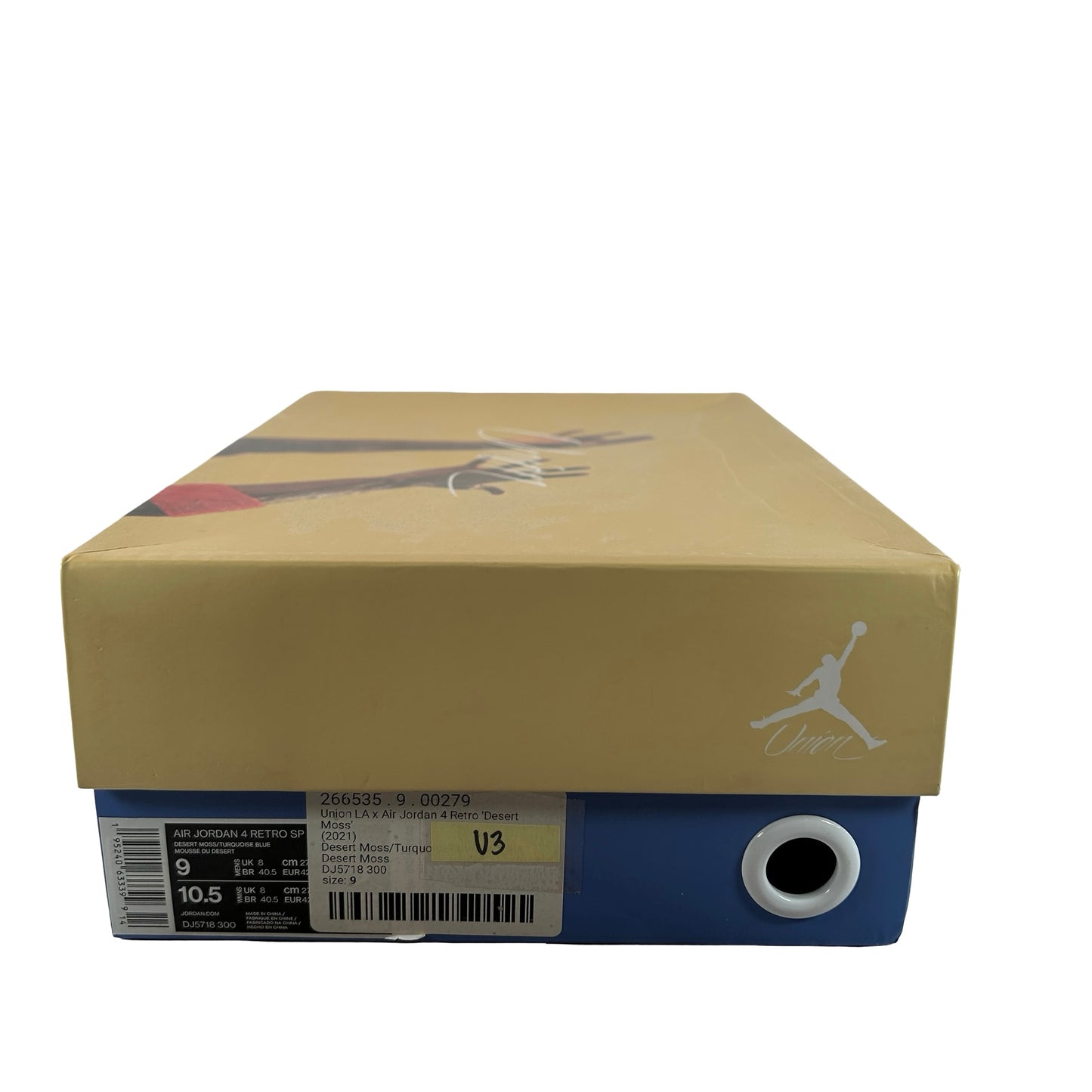 DJ5718 300 Jordan 4 Union Desert Moss [USED] - 9 M (Used3)