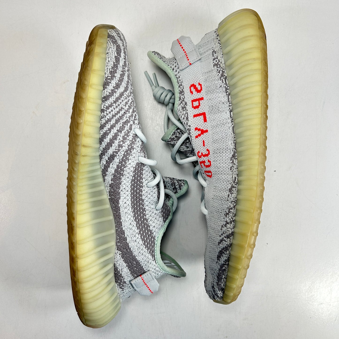 B37571 adidas Yeezy Boost 350 V2 Blue Tint (2017/2023) [USED] - 11 M (Used)