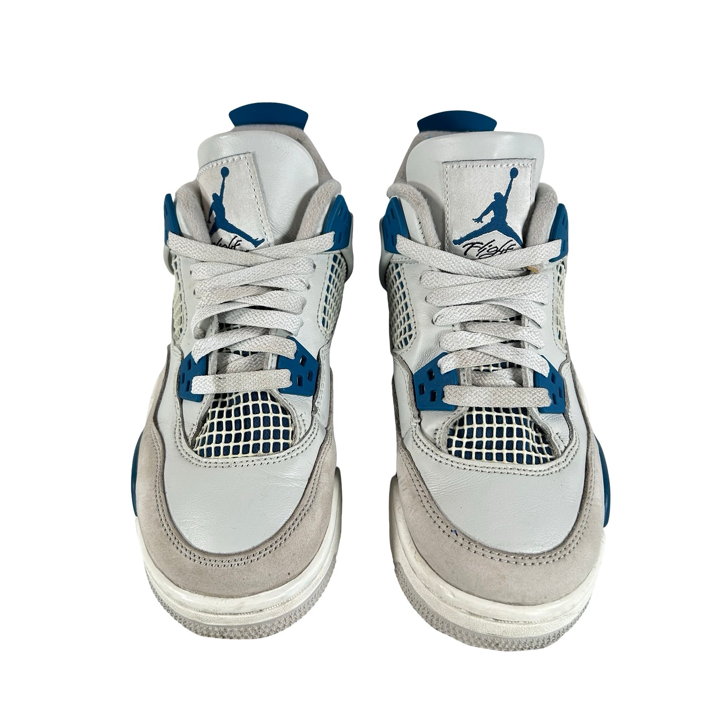 HF4281 141 Jordan 4 Retro Military Blue (2024) (GS) [USED] - 4 Y (Used) (No Box)
