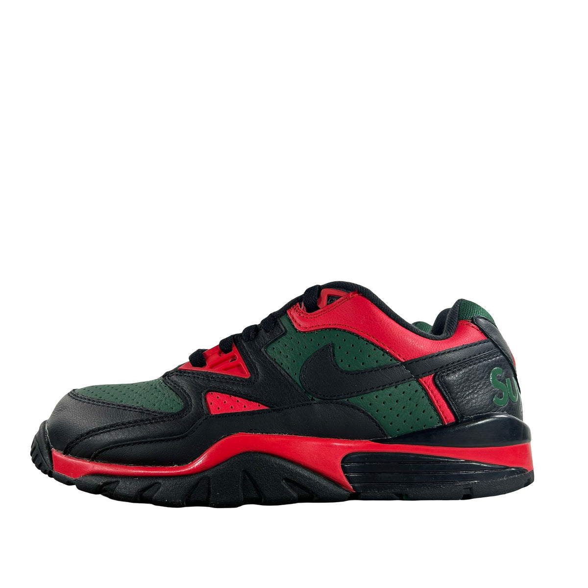 CJ5291 001 Nike Cross Trainer Low Supreme Black Green Red [USED] - 8 M (Used)