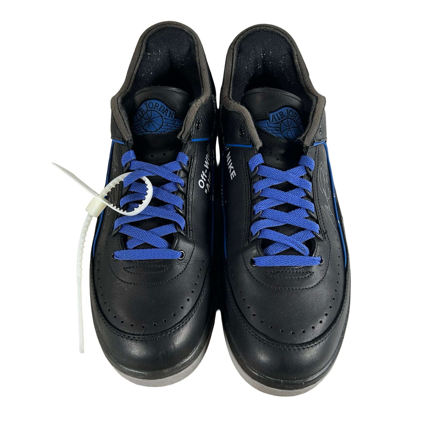 DJ4375 004 Jordan 2 Retro Low SP Off-White Black Blue [USED] - 13 M (Used) (Replace Box)