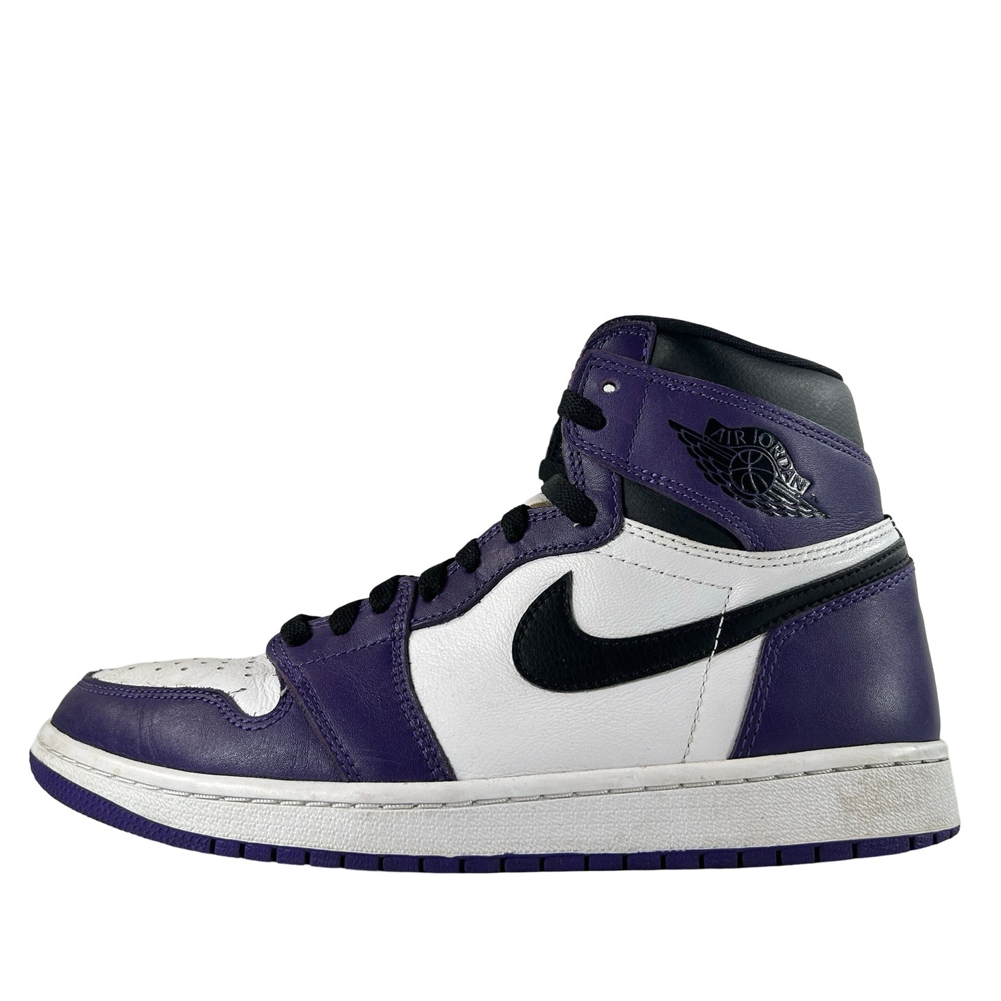555088 500 Jordan 1 Court Purple [USED] - 9 M (Used) (No Box)
