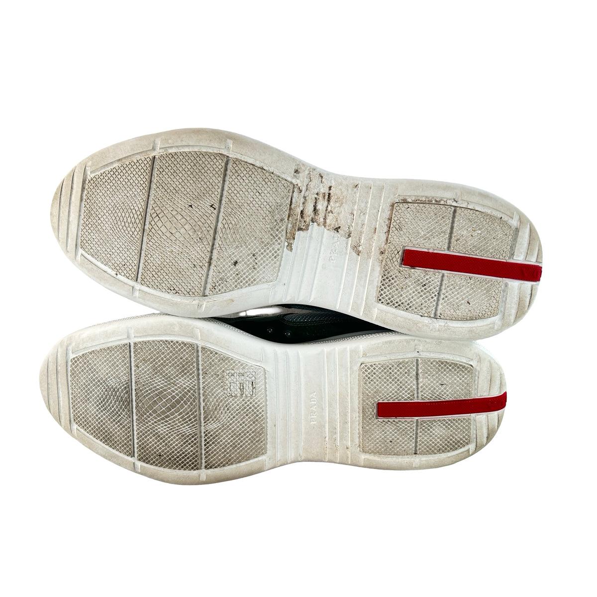 Prada America's Cup Green Silver [USED] - PRADA 12 / 13 US M (Used) (No Box)