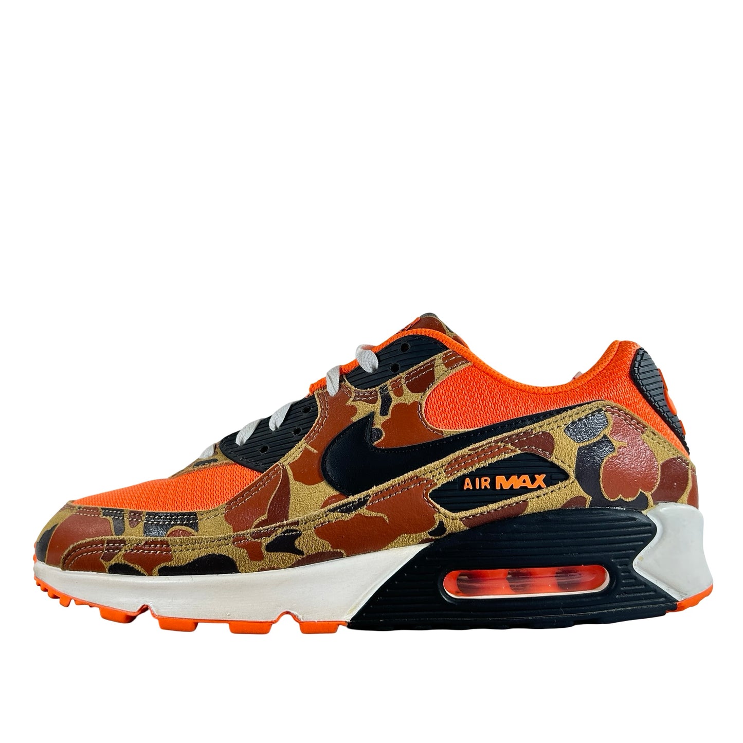 CW4039 800  Nike Air Max 90 Duck Camo Orange [USED] - 11 M (Used) (No Box)