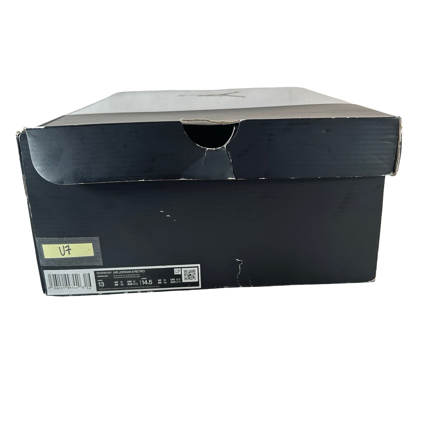 DX2836 001 Jordan 6 Retro Chrome [USED] - 13 M (Used7)