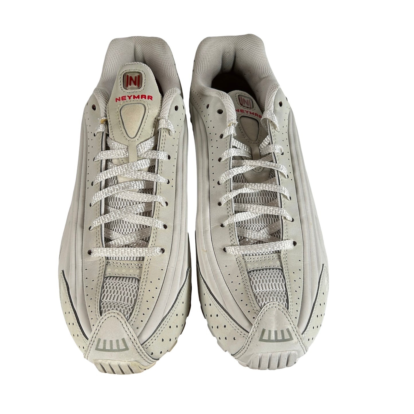 BV1387 002 Nike Shox R4 Neymar White [USED] - 10.5 M (Used) (No Box)