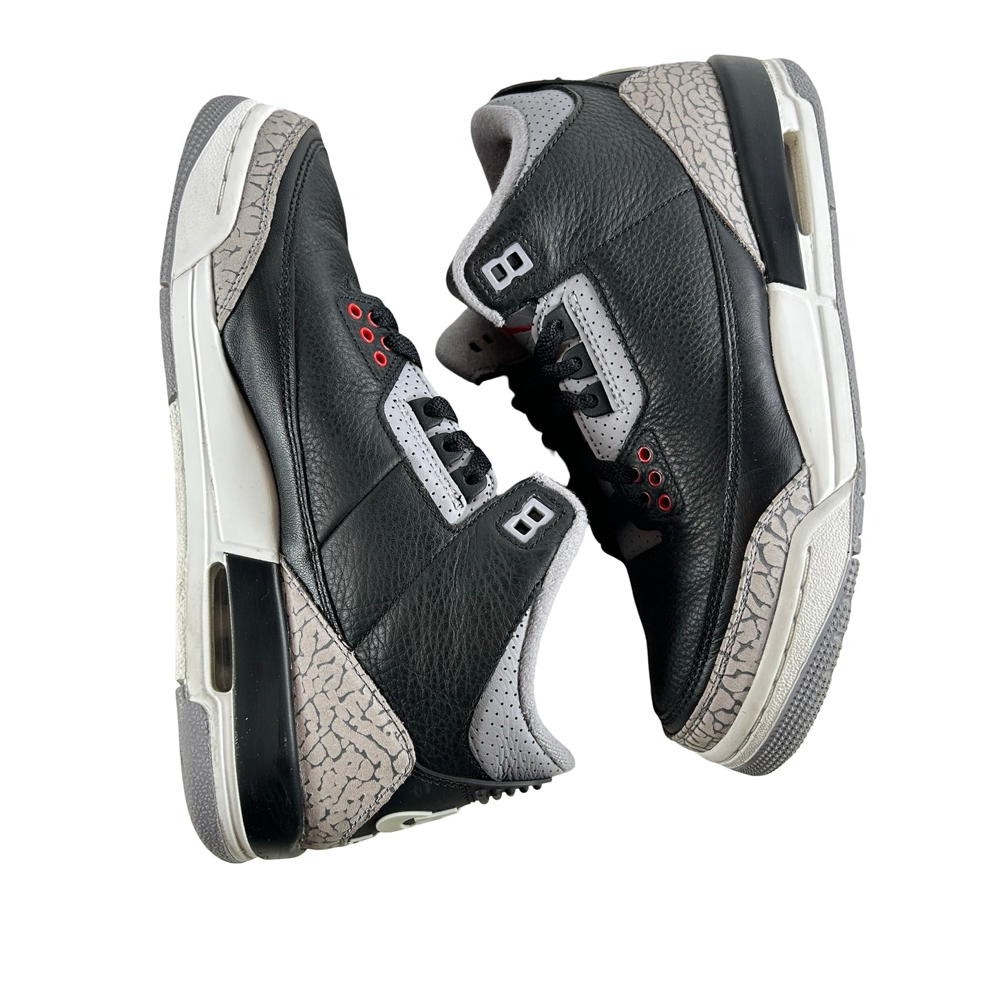DM0967 010 Jordan 3 Retro Black Cement (2024) (GS) [USED] - 6 Y (Used2)