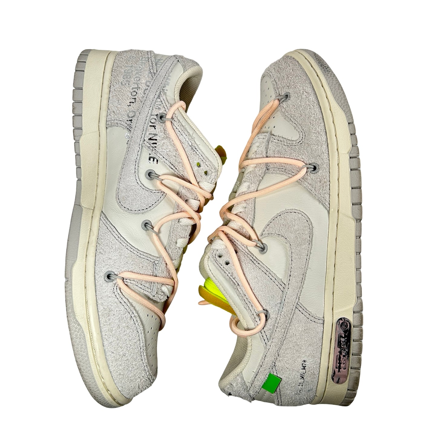 DJ0950 100 Nike Dunk Low Off-White Lot 12 [USED] - 9.5 M (Used)