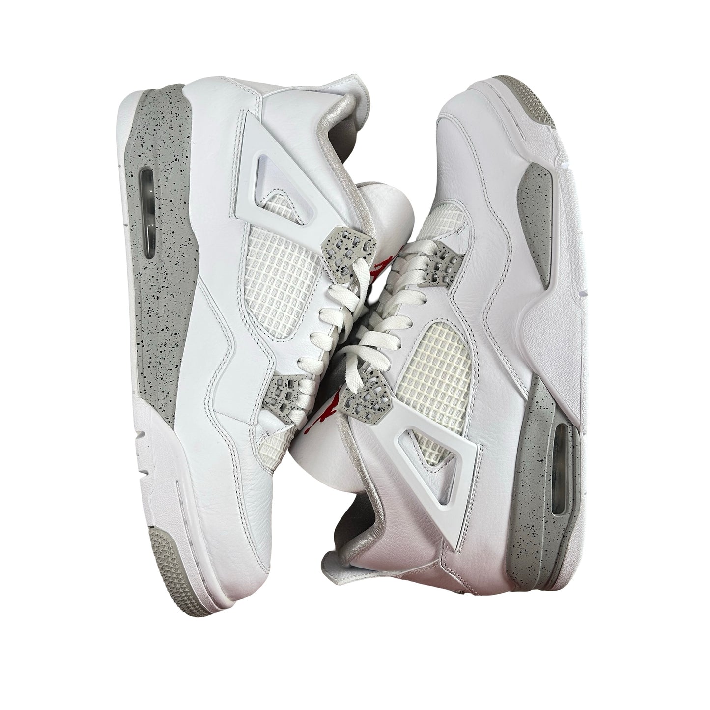 CT8527 100 Jordan 4 Retro White Oreo [CONDITIONAL] - 12 M (Slight Yellowing Right Net)