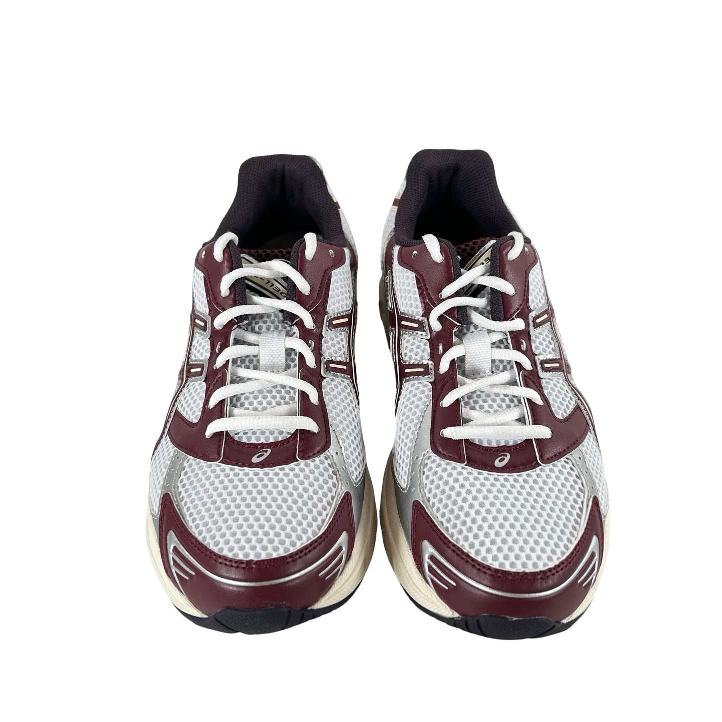 1203A685 100 ASICS Gel-1130 White Maroon Banner [USED] - 8.5 M (Used)