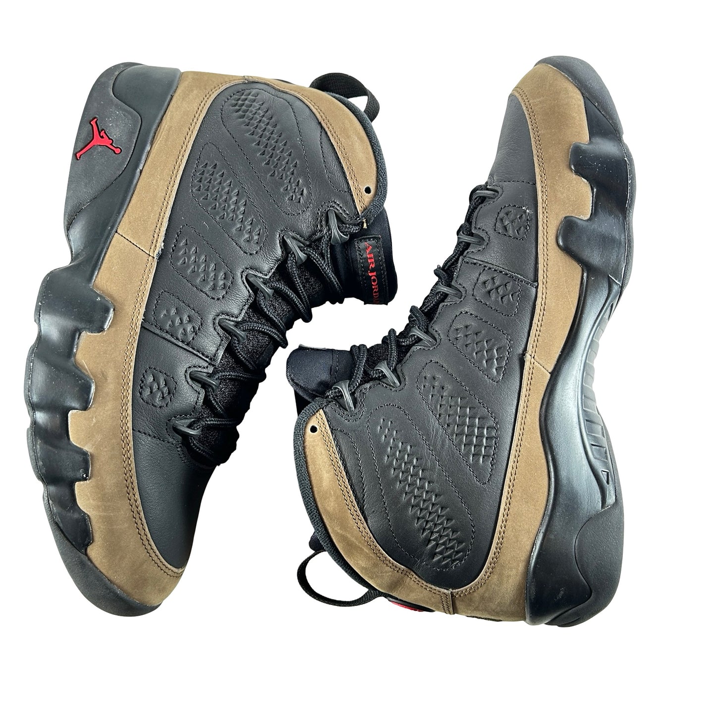 HV4794 030 Air Jordan 9 Retro Olive (2024) [USED] - 9.5 M (Used8)