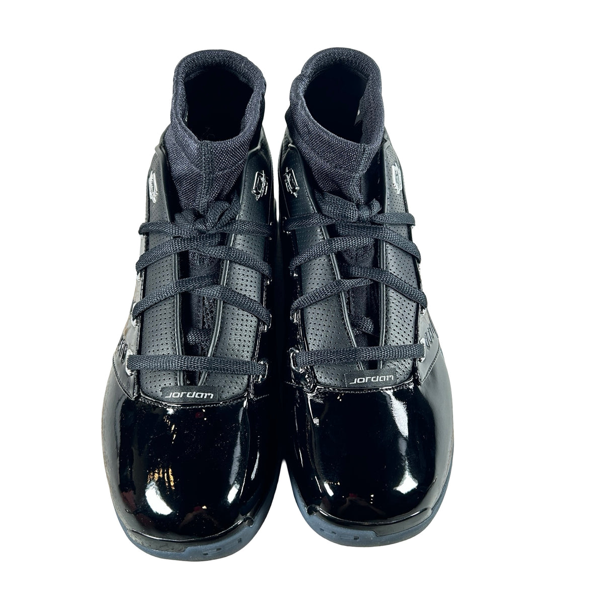 IV7640 001 Air Jordan 17 Low Black Patent [USED] - 11 M (Used)