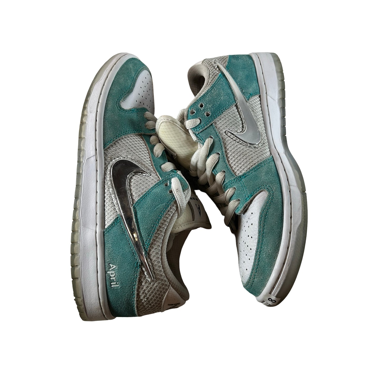 FD2562 400 Nike SB Dunk Low April Skateboards [USED] - 8 M (Used) (Replace Box)