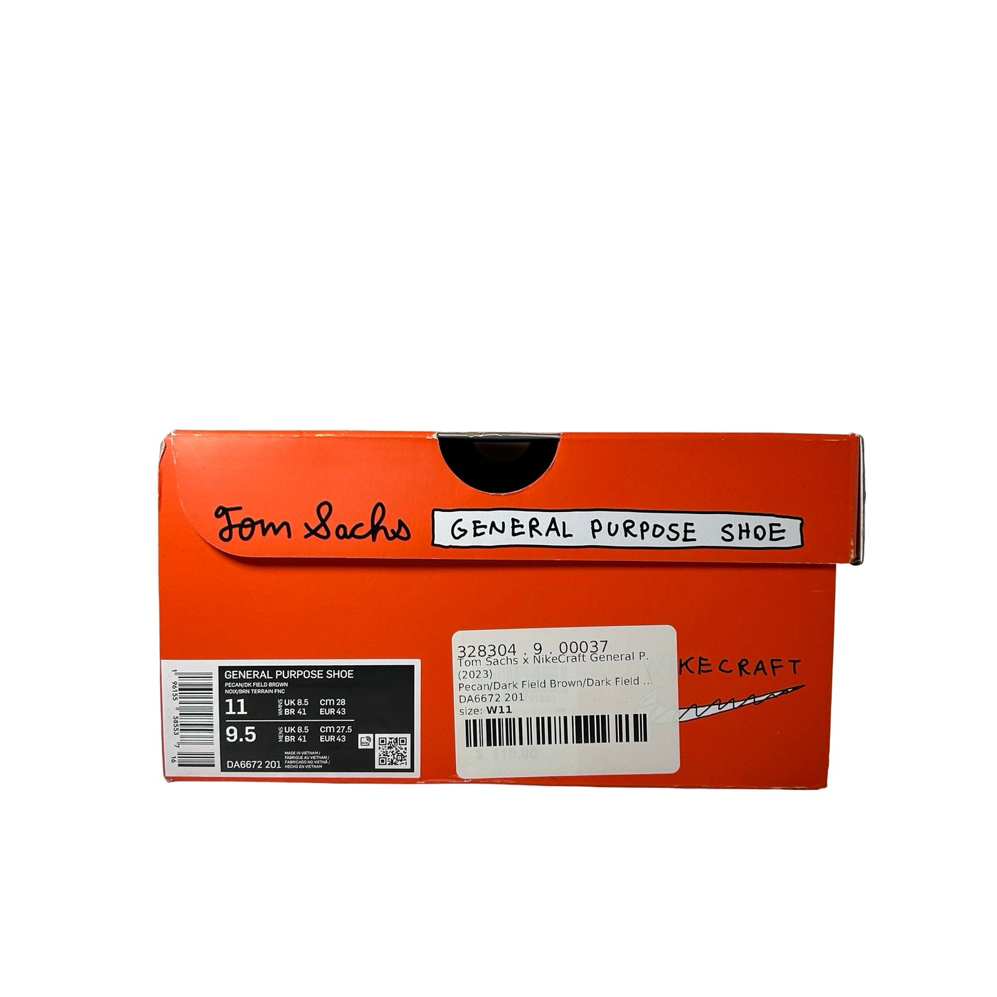 DA6672 201 NikeCraft General Purpose Shoe Tom Sachs Field Brown [USED] - 11 W / 9.5 M (Used)