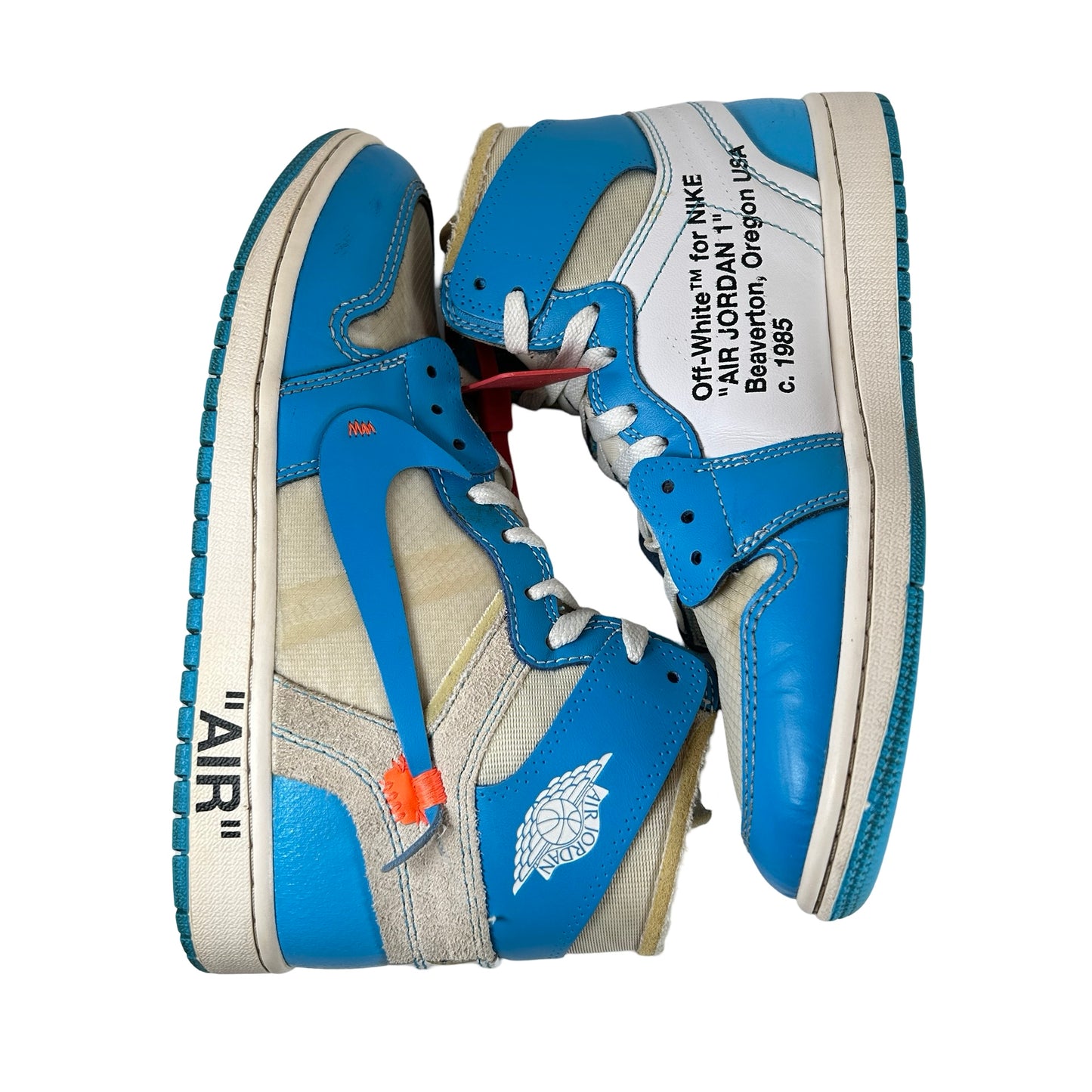 AQ0818 148 Jordan 1 Retro Alto Blanco roto UNC