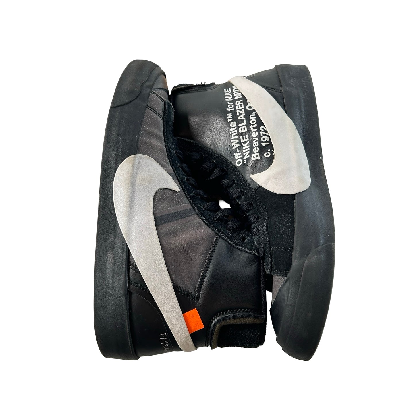 AA3832 001 Nike Blazer Off-White Black [USED] - 7.5 M (Used)