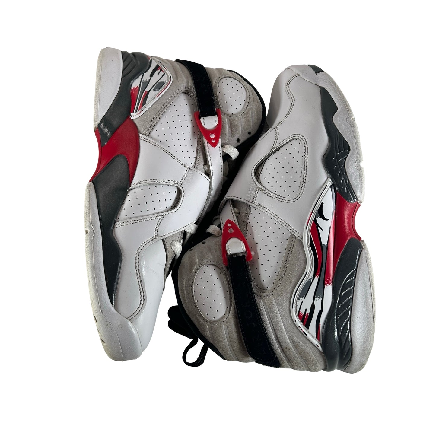 305381 100 Jordan 8 Retro White True Red (2025) [USED] - 9 M (Used3)