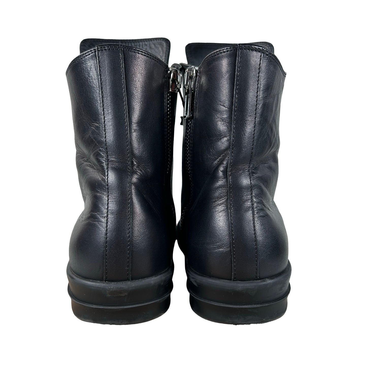 RR01E5890 LCH Rick Owens Black Temple Sneakers [USED] - EU 43 (Used)