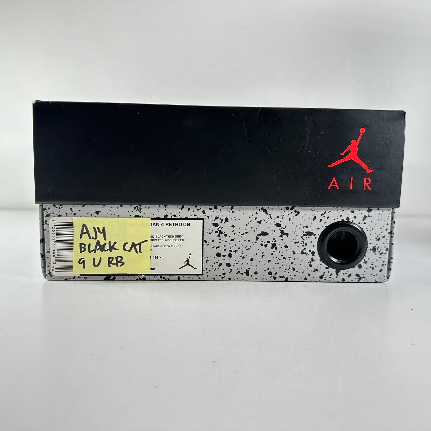 CU1110 010 Jordan 4 Black Cat 2020 [USED] - 9 M (Used) (Replace Box)
