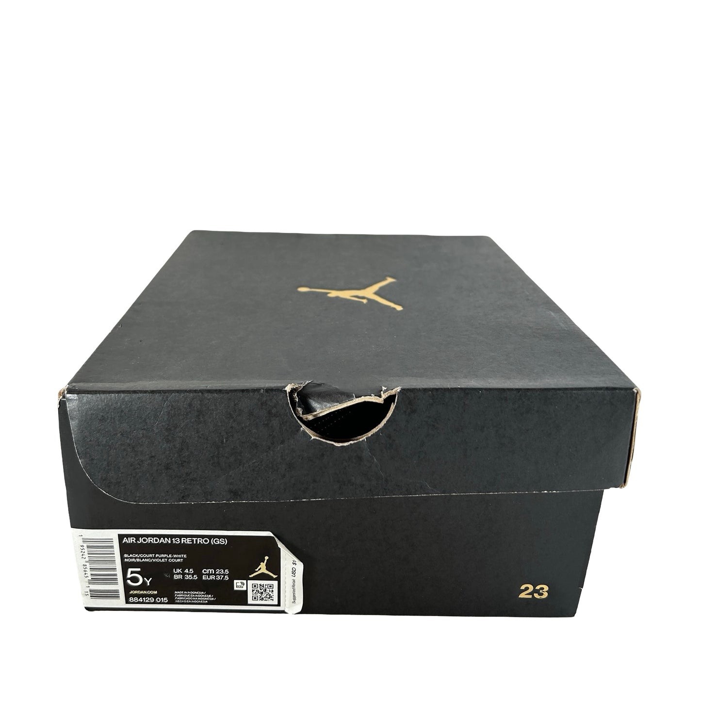 884129 015 Jordan 13 Retro Court Purple (GS) [USED] - 5 Y (Used)