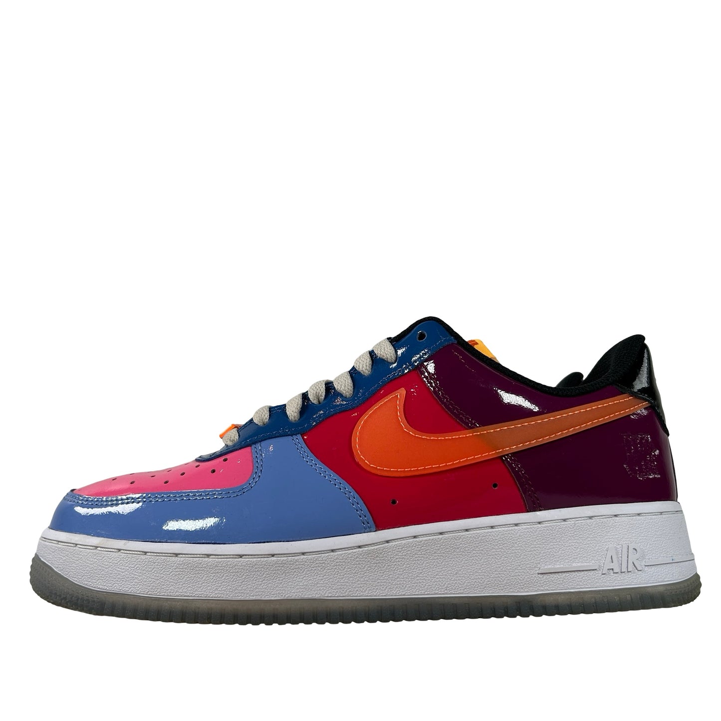 DV5255 400 Nike Air Force 1 Low SP Undefeated Multi-Patent Total Orange [USED] - 9 M (Used2) (No Lid)
