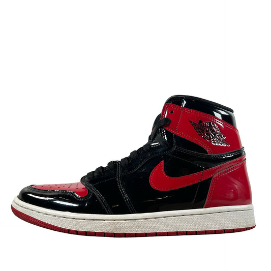 555088 063 Jordan 1 Retro High OG Patent Bred [USED] - 9.5 M (Used12)