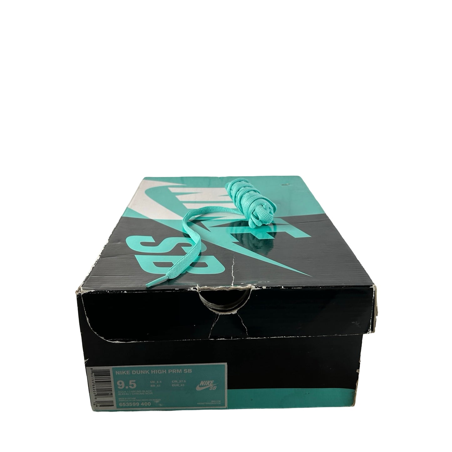 653599 400 Nike SB Dunk High Diamond Supply Co. Tiffany [USED] - 9.5 M (Used)