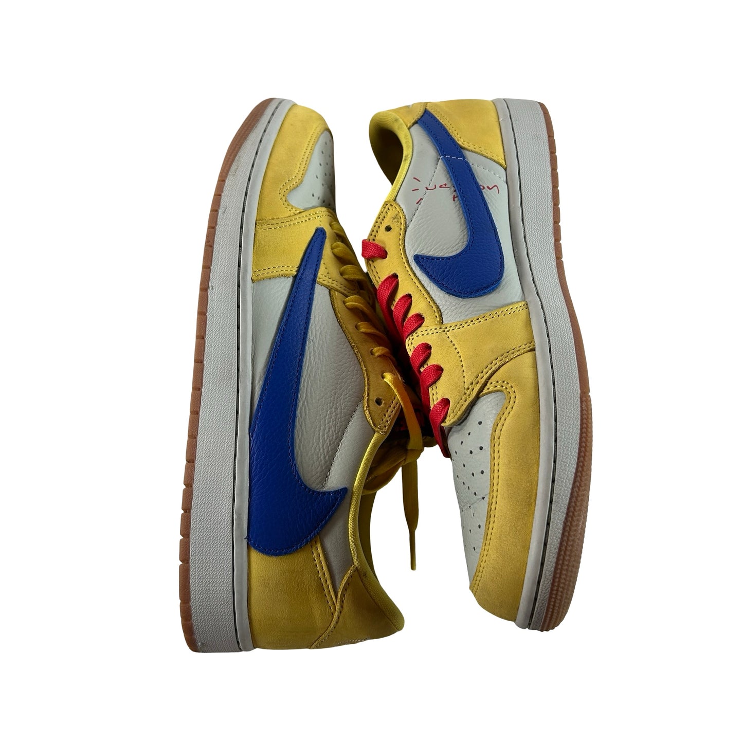 DZ4137 700 Jordan 1 Retro Low OG SP Travis Scott Canary (Women's) [USED] - 12 W (Used4)